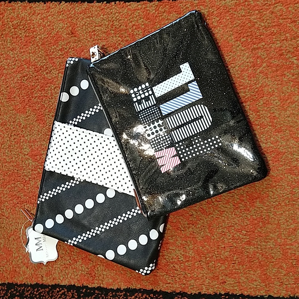 Cosmetic Bag Pouch 2-Piece Set by Mirror Mirror